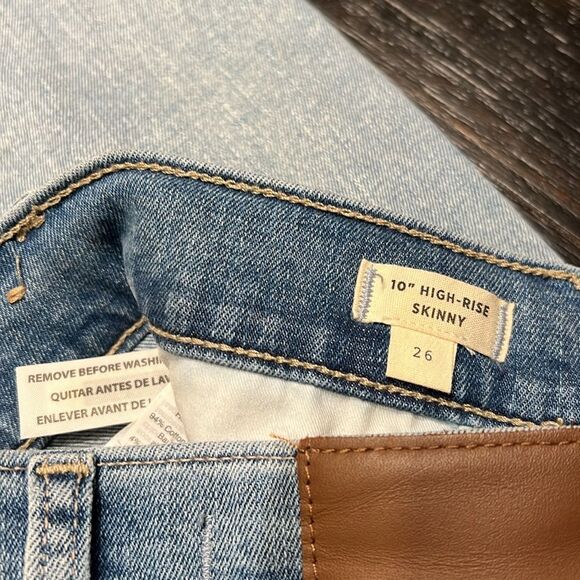 Madewell 10" High Rise Skinny Jeans‎ Excellent Condition 26 - Picture 6 of 6